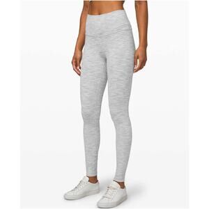Lululemon Wunder Under Hi Rise Legging Wee Are From Space Nimbus Battleship Sz 0